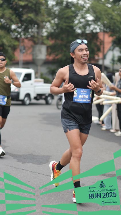 Race photo from Mangkunegaran Run 2025