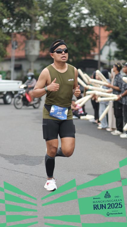 Race photo from Mangkunegaran Run 2025