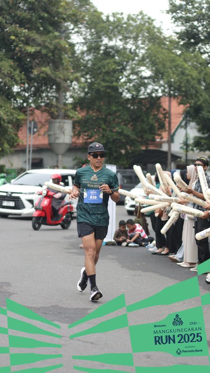 Race photo from Mangkunegaran Run 2025