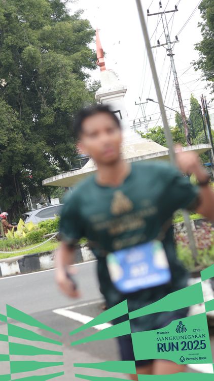 Race photo from Mangkunegaran Run 2025