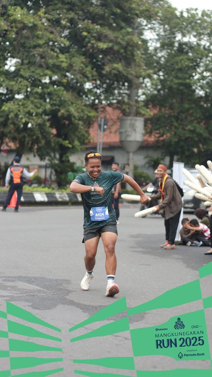Race photo from Mangkunegaran Run 2025