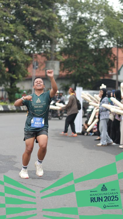 Race photo from Mangkunegaran Run 2025