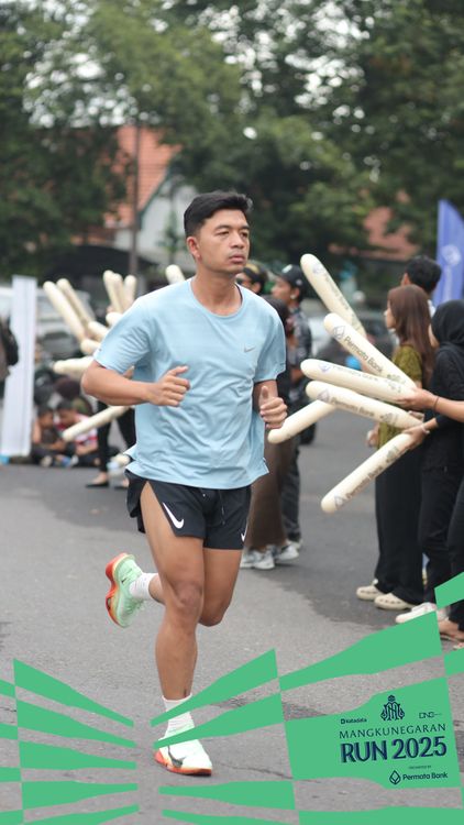 Race photo from Mangkunegaran Run 2025