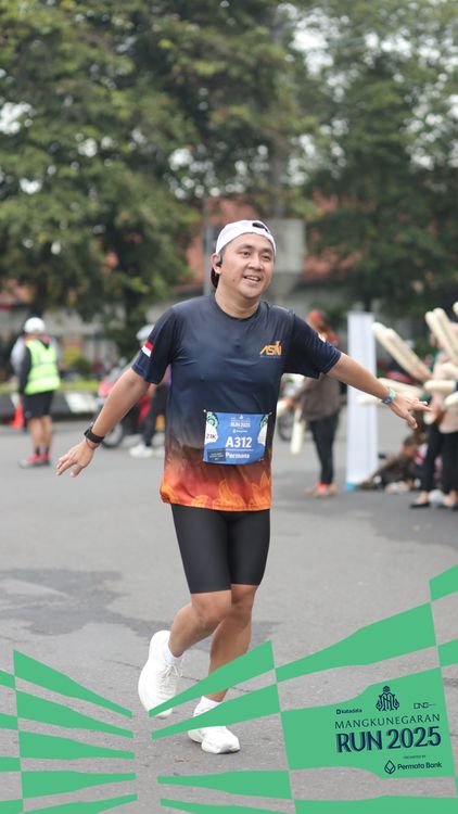 Race photo from Mangkunegaran Run 2025