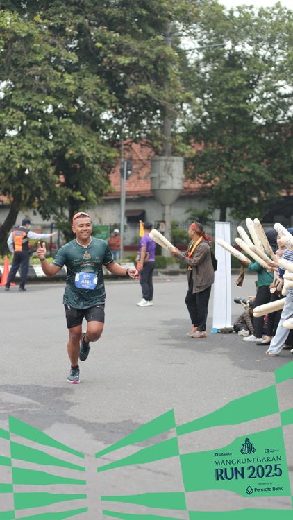Race photo from Mangkunegaran Run 2025