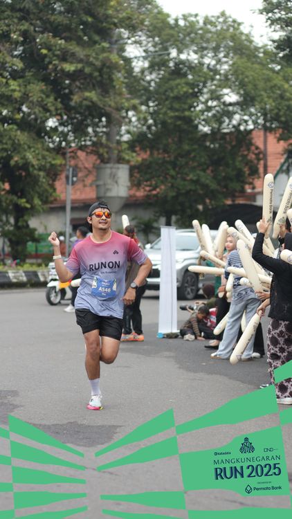 Race photo from Mangkunegaran Run 2025