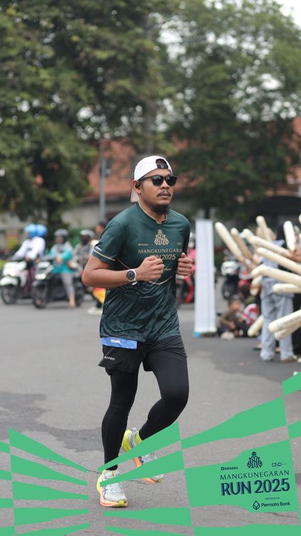 Race photo from Mangkunegaran Run 2025