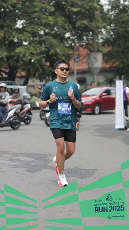 Race photo from Mangkunegaran Run 2025