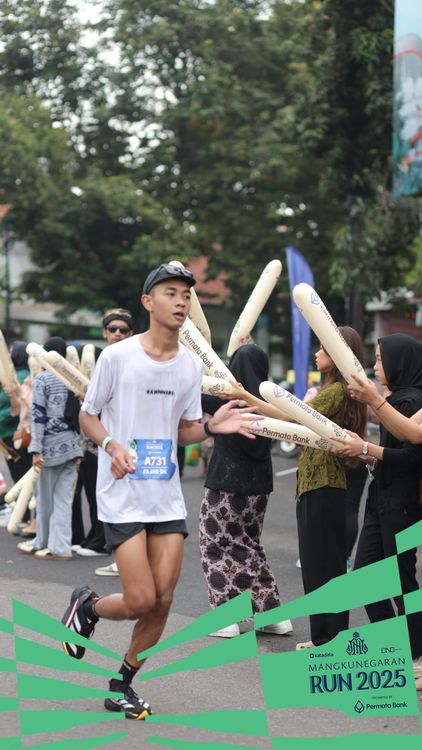 Race photo from Mangkunegaran Run 2025