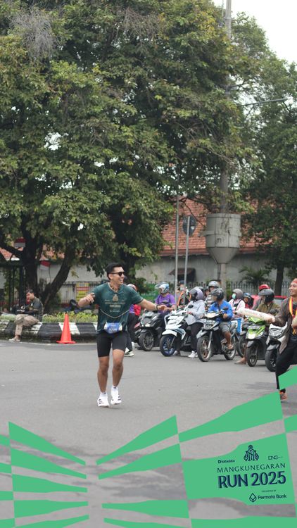 Race photo from Mangkunegaran Run 2025