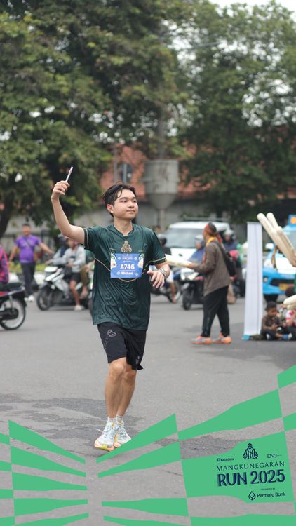 Race photo from Mangkunegaran Run 2025