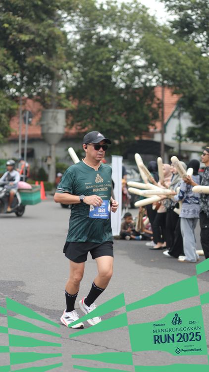 Race photo from Mangkunegaran Run 2025