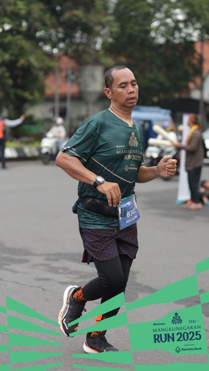 Race photo from Mangkunegaran Run 2025