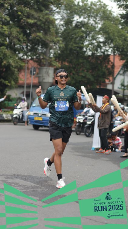 Race photo from Mangkunegaran Run 2025