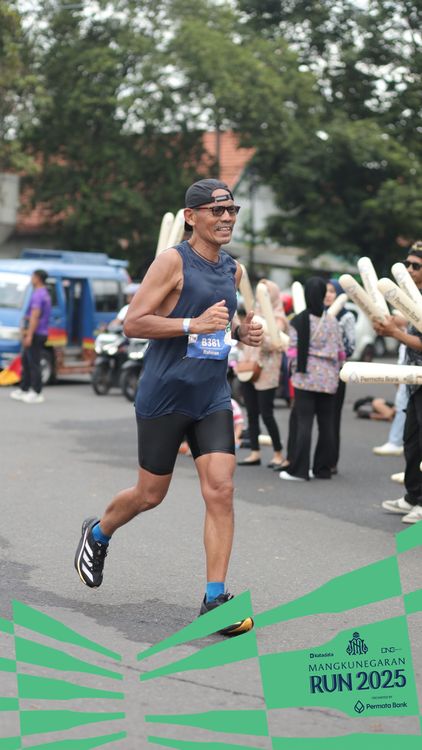 Race photo from Mangkunegaran Run 2025