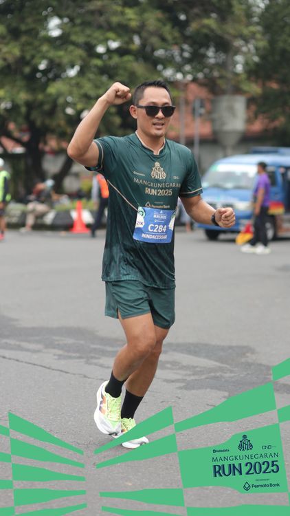 Race photo from Mangkunegaran Run 2025