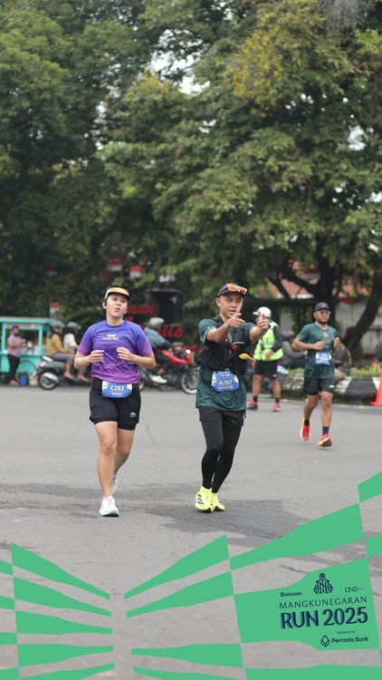 Race photo from Mangkunegaran Run 2025