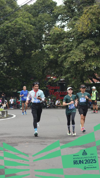 Race photo from Mangkunegaran Run 2025