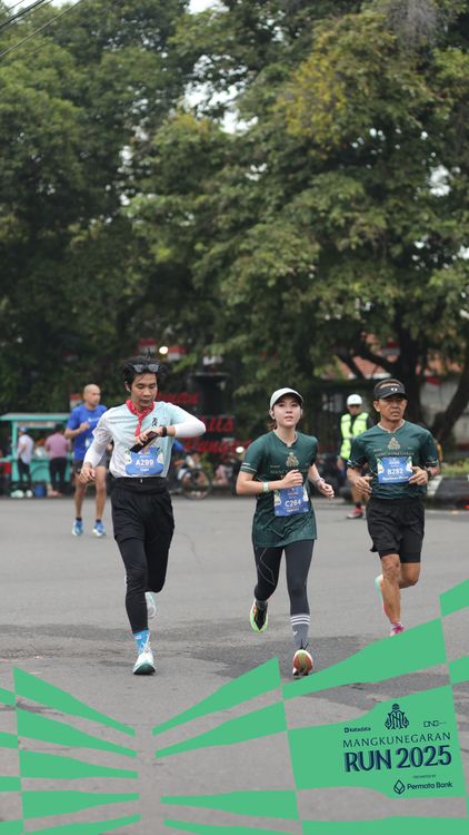 Race photo from Mangkunegaran Run 2025