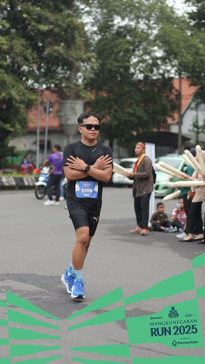 Race photo from Mangkunegaran Run 2025