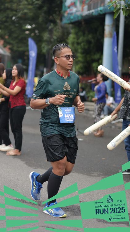 Race photo from Mangkunegaran Run 2025