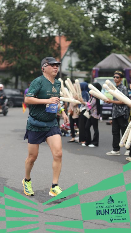 Race photo from Mangkunegaran Run 2025