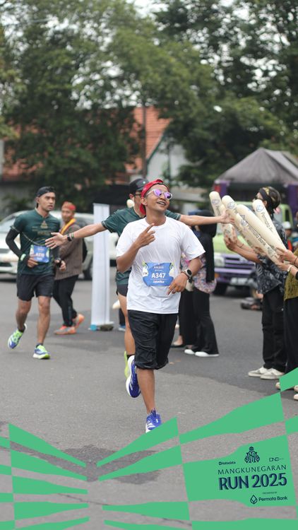 Race photo from Mangkunegaran Run 2025