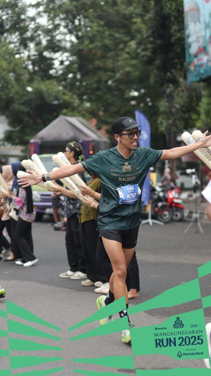 Race photo from Mangkunegaran Run 2025
