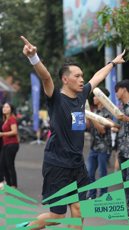 Race photo from Mangkunegaran Run 2025
