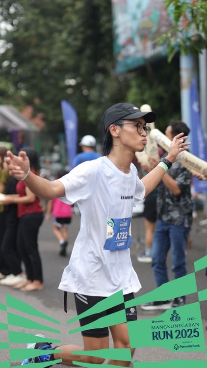 Race photo from Mangkunegaran Run 2025
