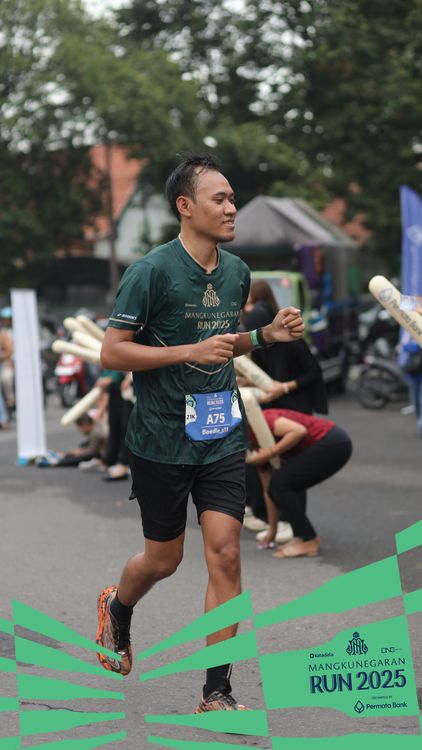 Race photo from Mangkunegaran Run 2025