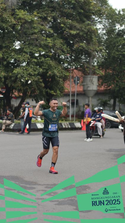 Race photo from Mangkunegaran Run 2025