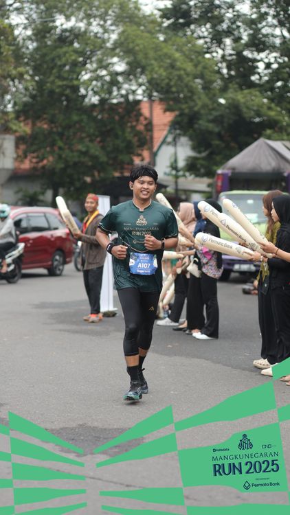 Race photo from Mangkunegaran Run 2025