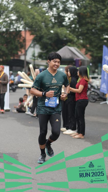 Race photo from Mangkunegaran Run 2025