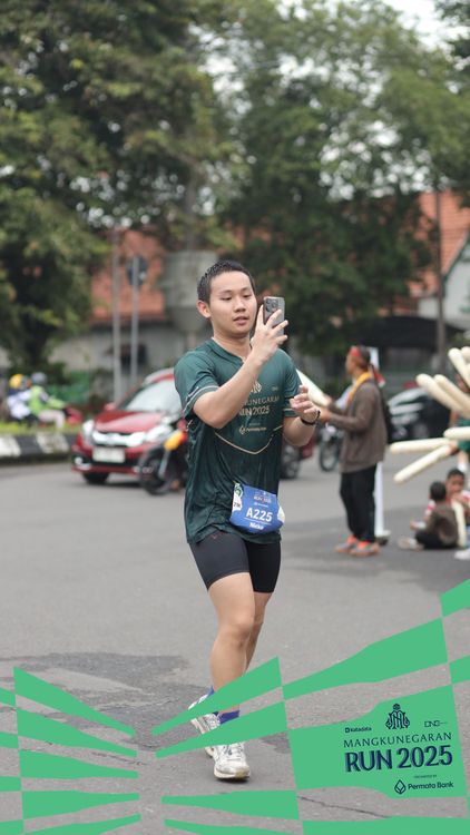 Race photo from Mangkunegaran Run 2025