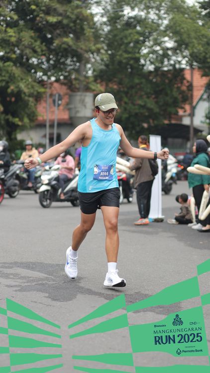 Race photo from Mangkunegaran Run 2025