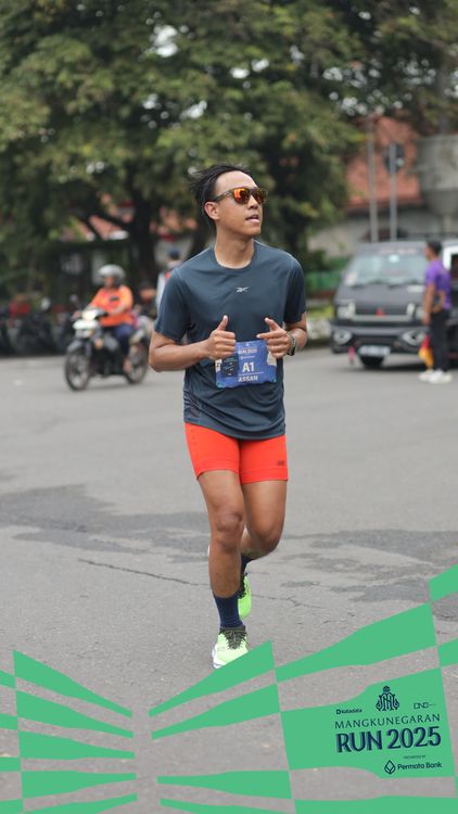 Race photo from Mangkunegaran Run 2025