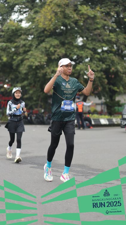 Race photo from Mangkunegaran Run 2025