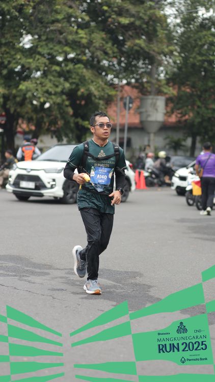 Race photo from Mangkunegaran Run 2025