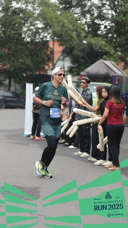 Race photo from Mangkunegaran Run 2025