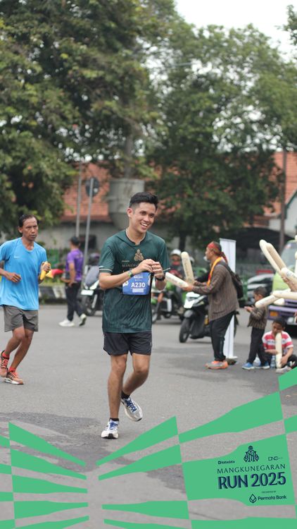 Race photo from Mangkunegaran Run 2025