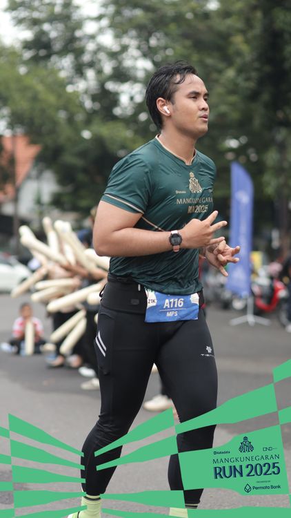 Race photo from Mangkunegaran Run 2025