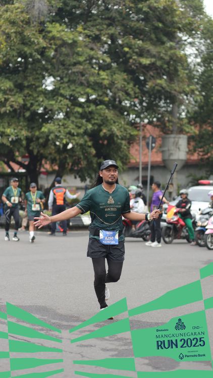 Race photo from Mangkunegaran Run 2025