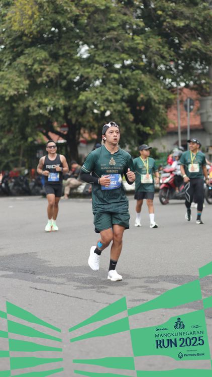 Race photo from Mangkunegaran Run 2025