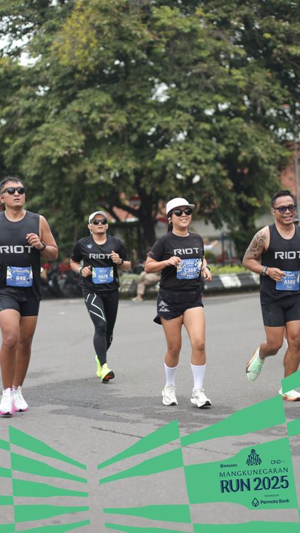 Race photo from Mangkunegaran Run 2025