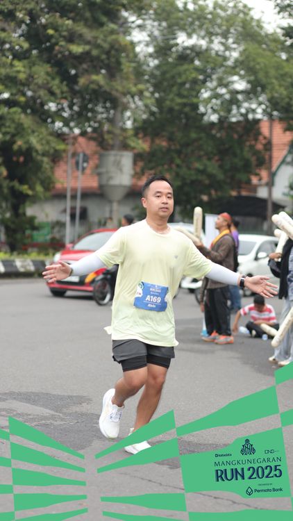 Race photo from Mangkunegaran Run 2025