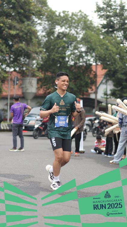 Race photo from Mangkunegaran Run 2025