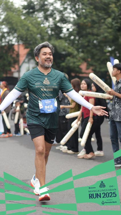 Race photo from Mangkunegaran Run 2025