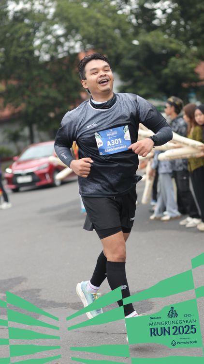 Race photo from Mangkunegaran Run 2025