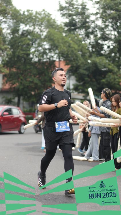Race photo from Mangkunegaran Run 2025